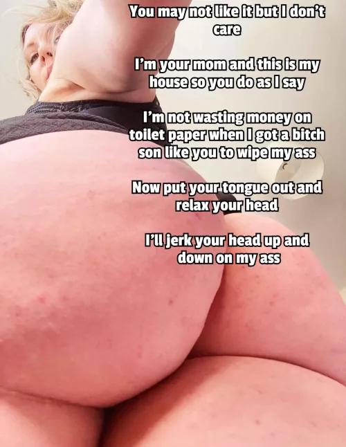 Mommy's toilet paper