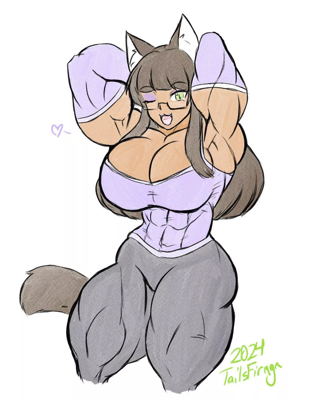 Neko Photoshoot [@TailsFiraga]