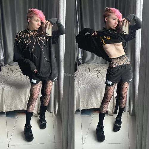 showing my new custom t-shirt