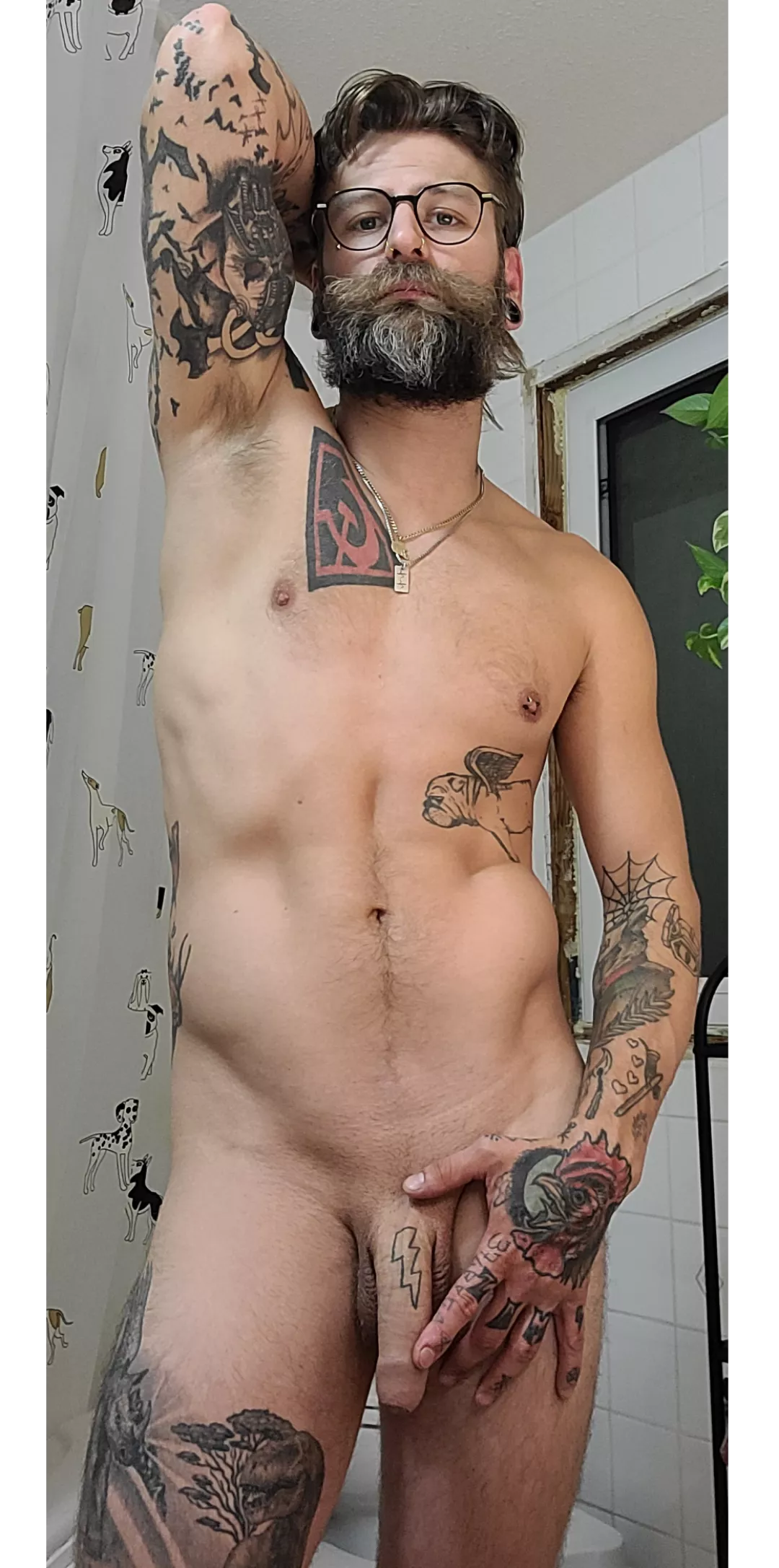 Tattoos and piercings, what more could you ask for? 