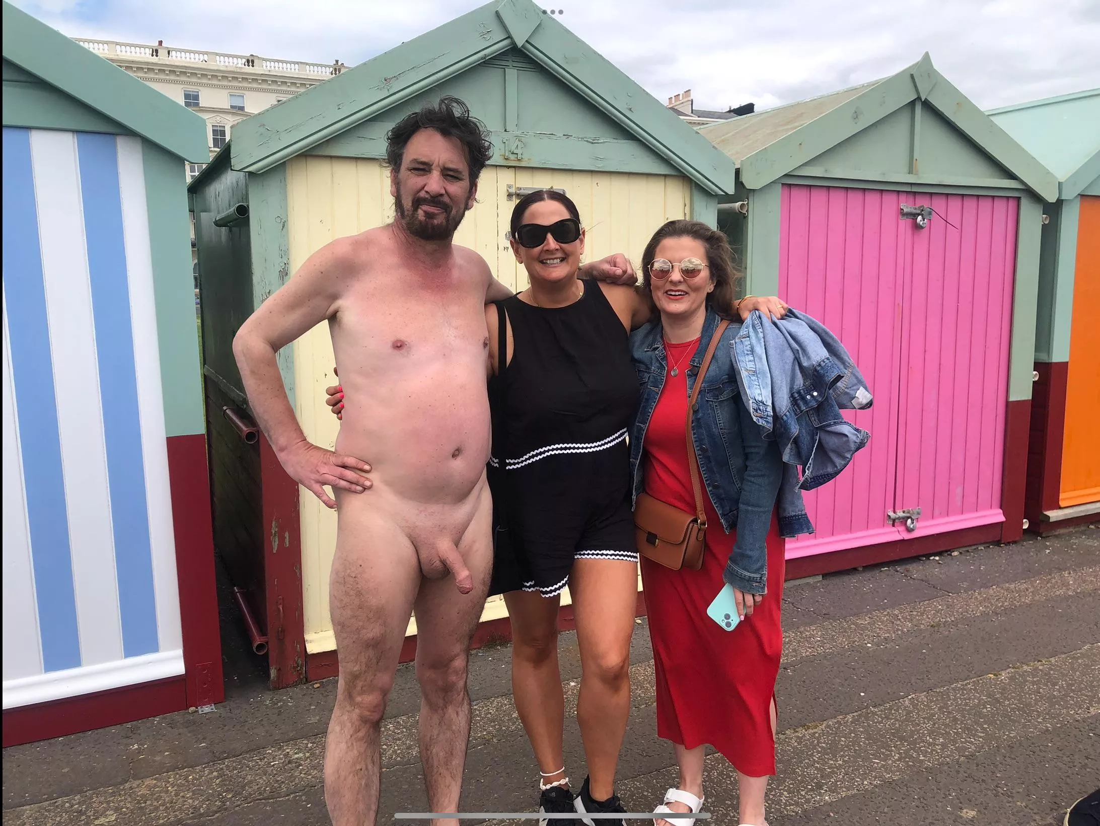 #worldnakedbikeride #wnbr #cfnm #clotheredfemalenakedmale 