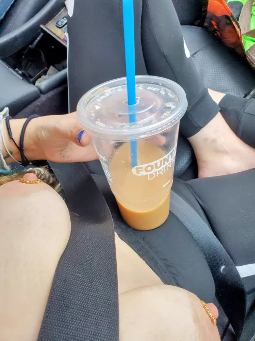 Coffee in the car