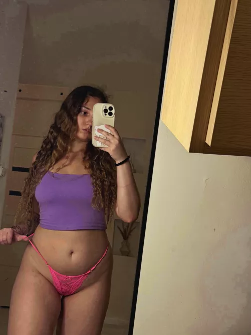 [F18] What's the first thing that comes to mind when you see my teen body?