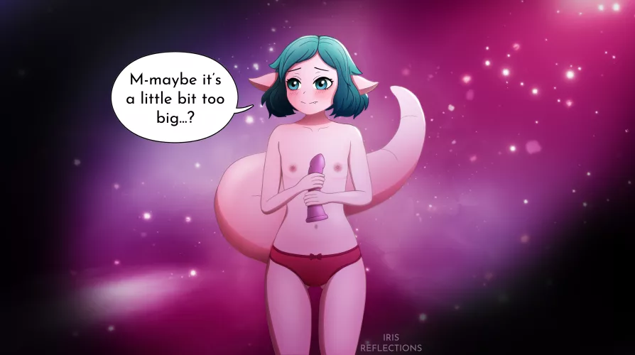 Hey! Be kind, this is my first ever NSFW post, I only take positive feedback! Art by me (IrisReflections).