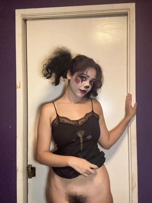 Hope You Can Handle a Curvy Hairy Clown Girl 
