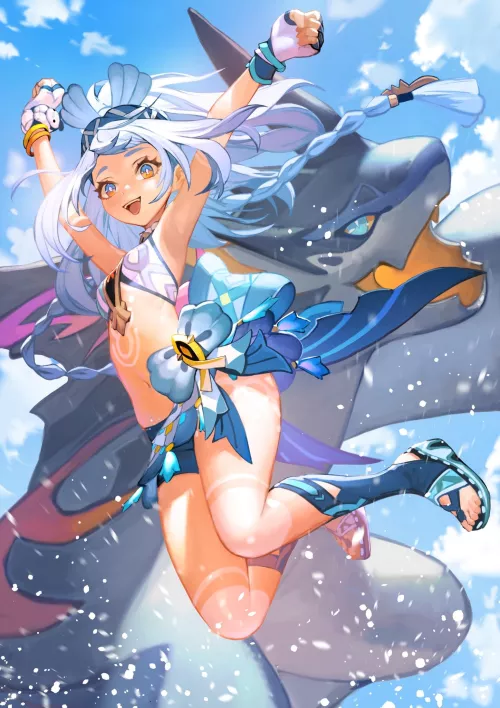 Mualani is happy (tata_takayama) [Genshin Impact]