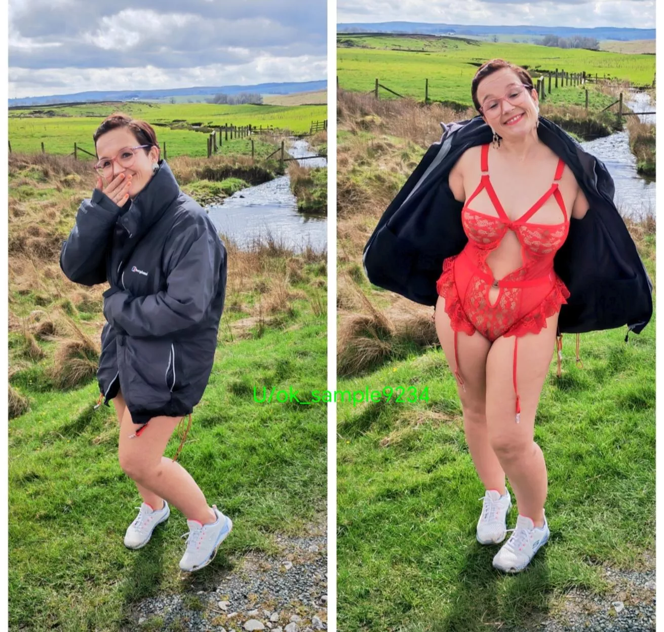 What's under the raincoat x ta daaaaa xx 42 UK 5ft