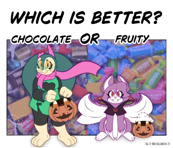 Which is BETTER!?!? (Art by @kanori_sauce)