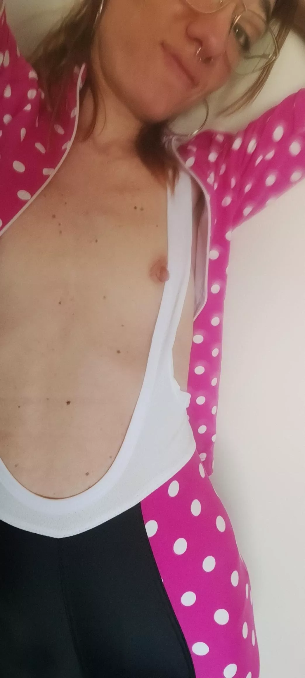 while modeling my new outfit my nipple escaped