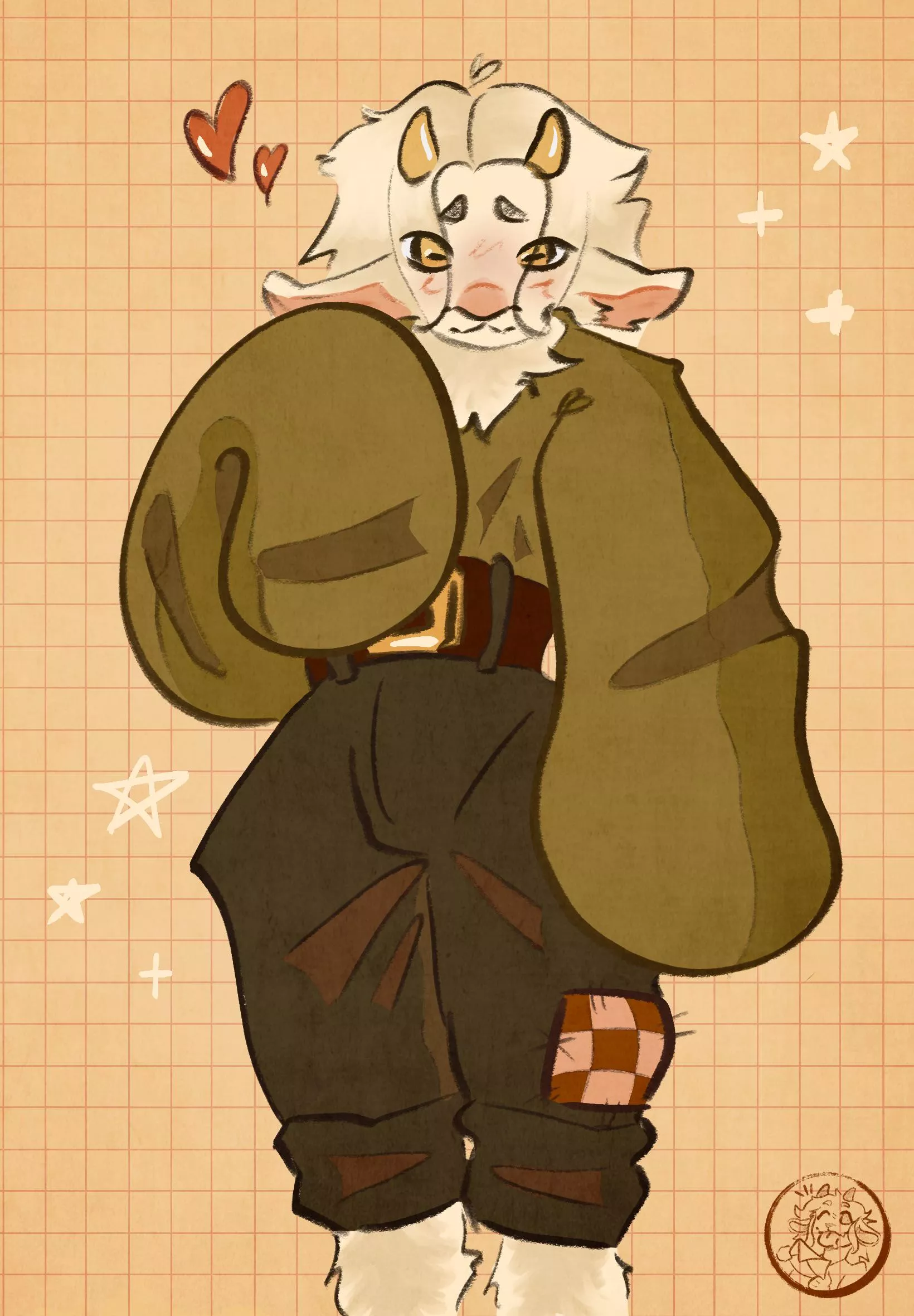 Yippee it’s fall!! (art by me :3c)