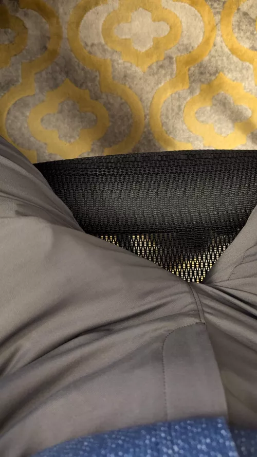 (50) couldn't stand up and leave my office in this state