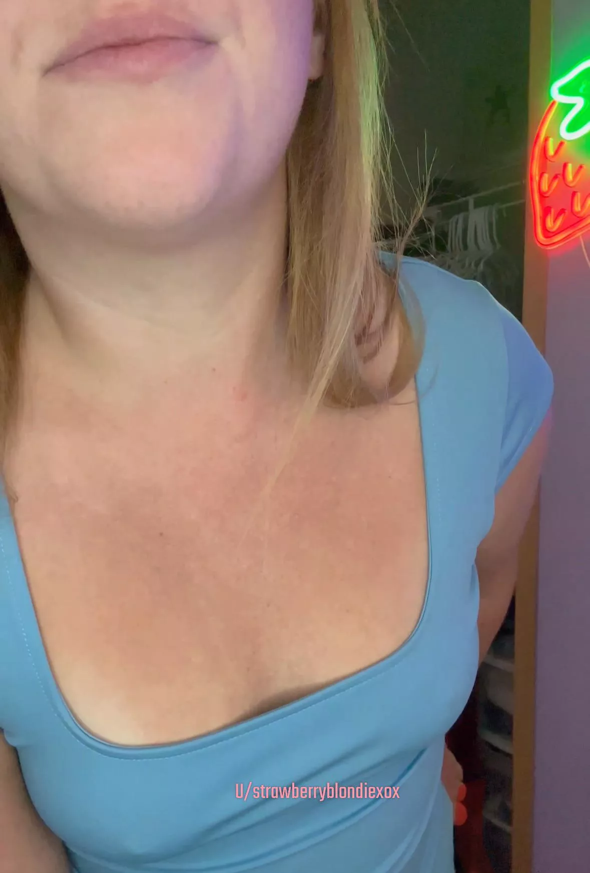 Beating The Blues Way By Rocking This Dress Braless!