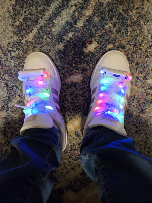 Bet you wish your shoes were as cool as mine!!