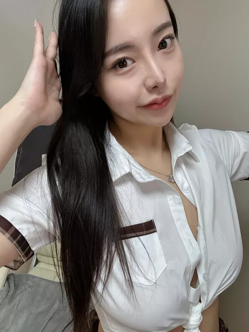 College asian woman