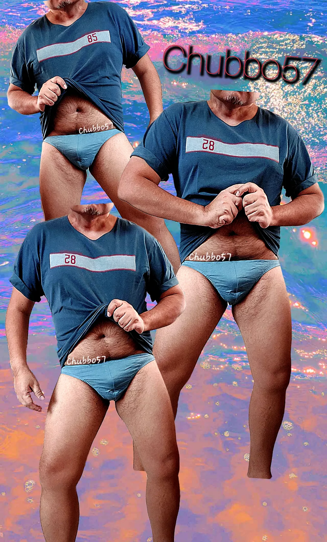 Dug up these unworn new briefs bought many years ago, from its box at the back of my closet. 3 more colours to try on. Glad they still fit. 😅🩲🍌🍒🤭