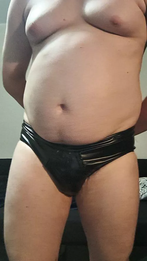 Felt cute in this kinky briefs