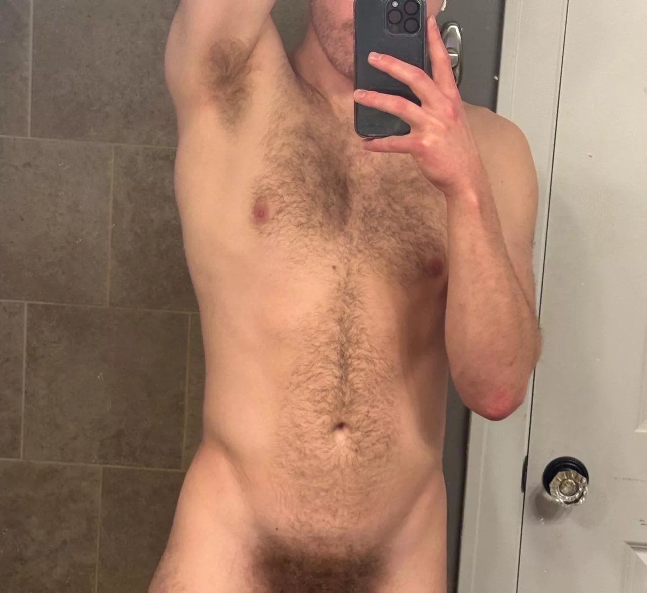 hairy in a few places 