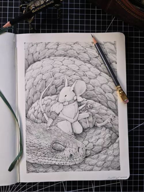 Just finished this little guy up and thought y'all might enjoy my mouse knight. 