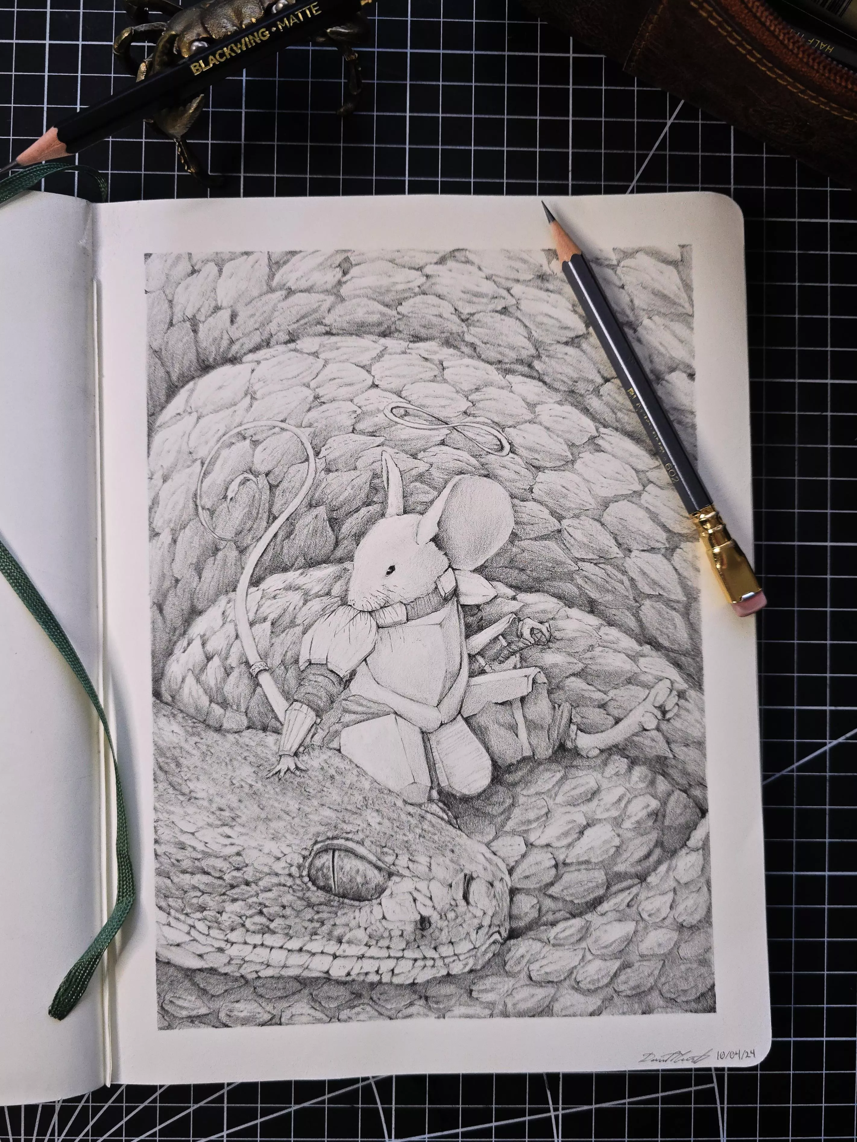 Just finished this little guy up and thought y'all might enjoy my mouse knight. 