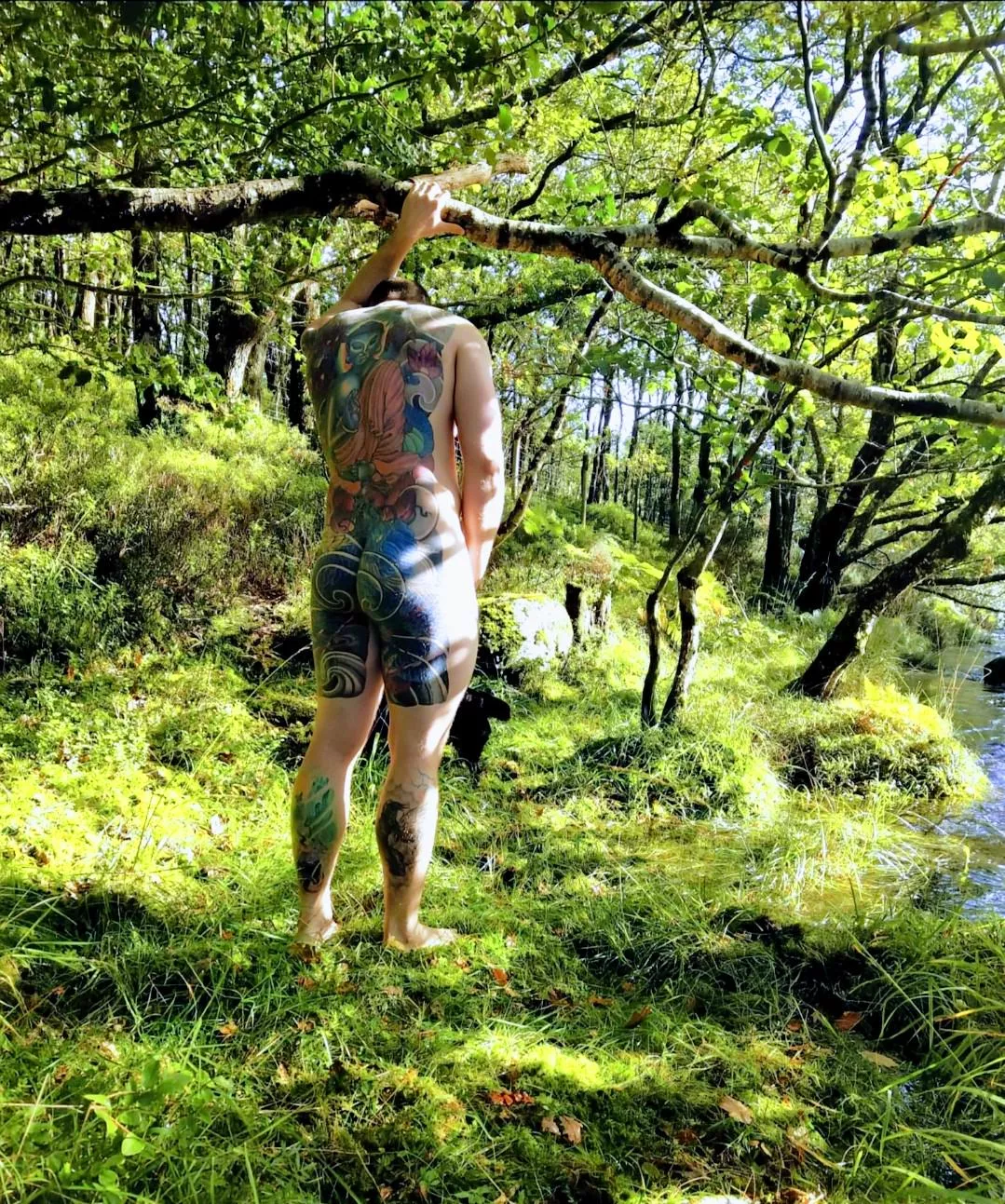 Nice day for it 🍑, so I let it all go with the flow