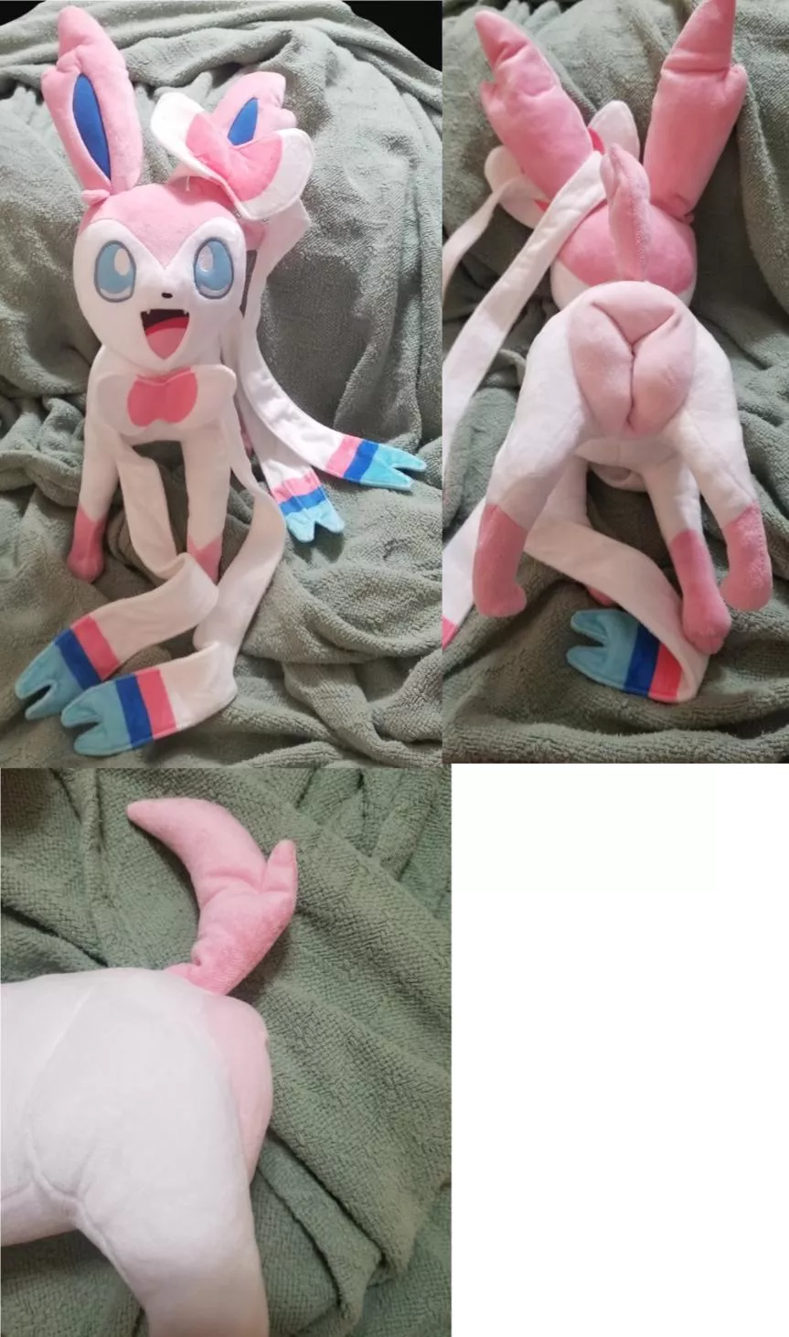 Recently commissioned NSFW fuckable female feral large Pokemon Sylveon eeveelution with cloud soft canine pussy/cookie (Furrysale) [F]