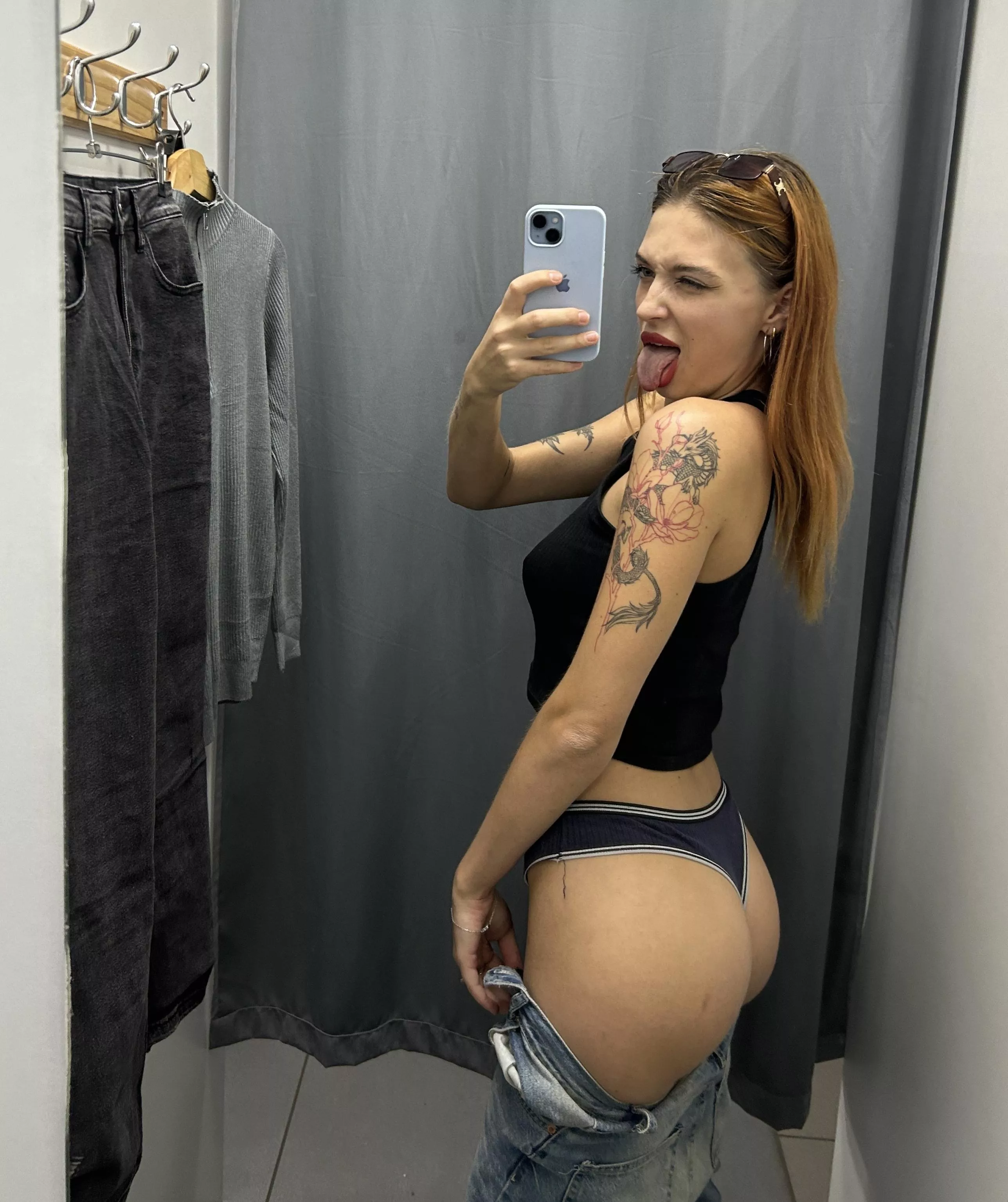 Would you sneak into the changing room with me