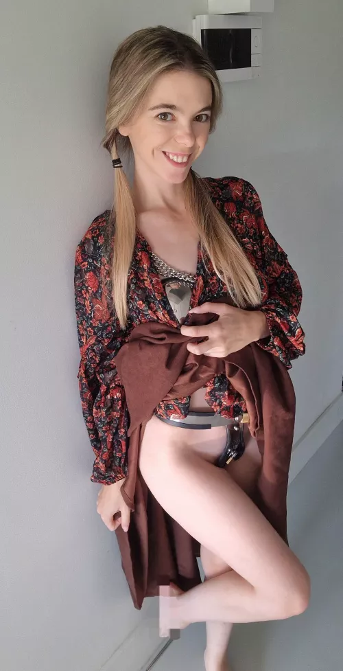 Another day... full chastity gear today, omg! 😇✨️