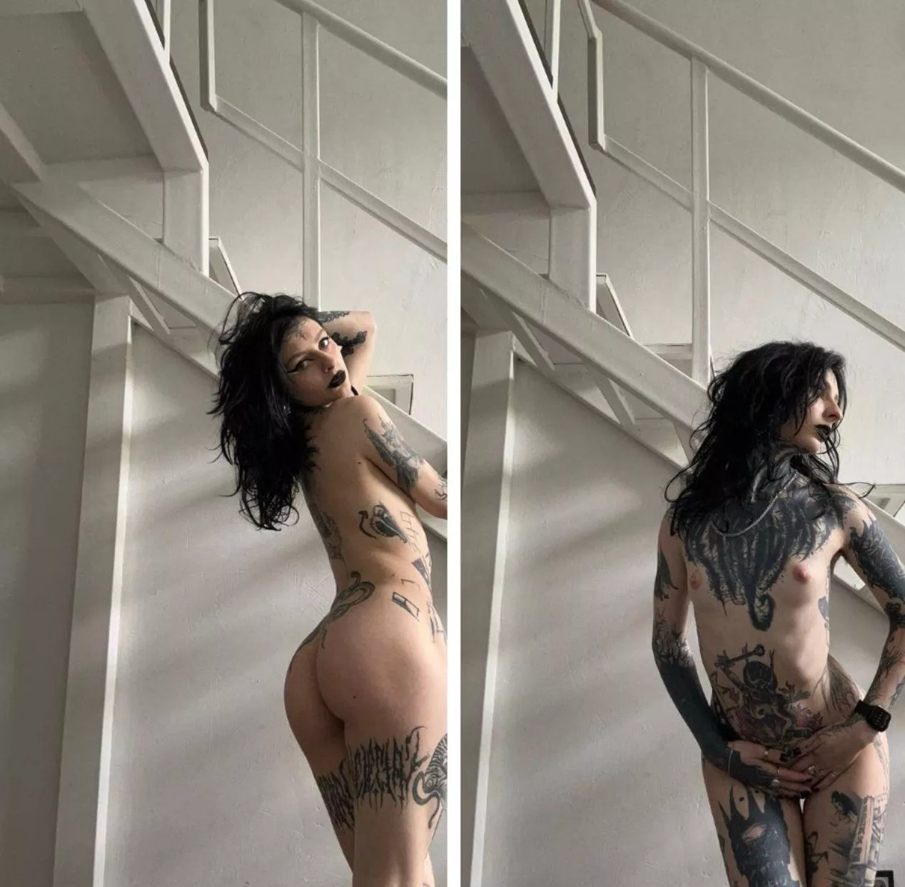 Back and front views