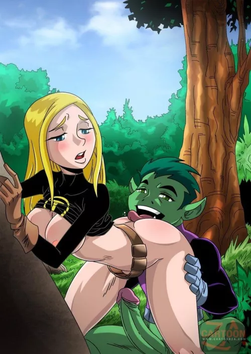 Beastboy and Terra (sauceno)