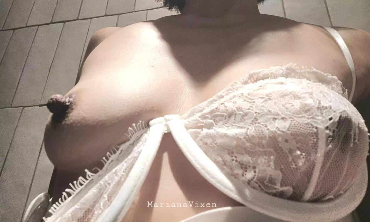 (F) suck my small dark hard nips please 