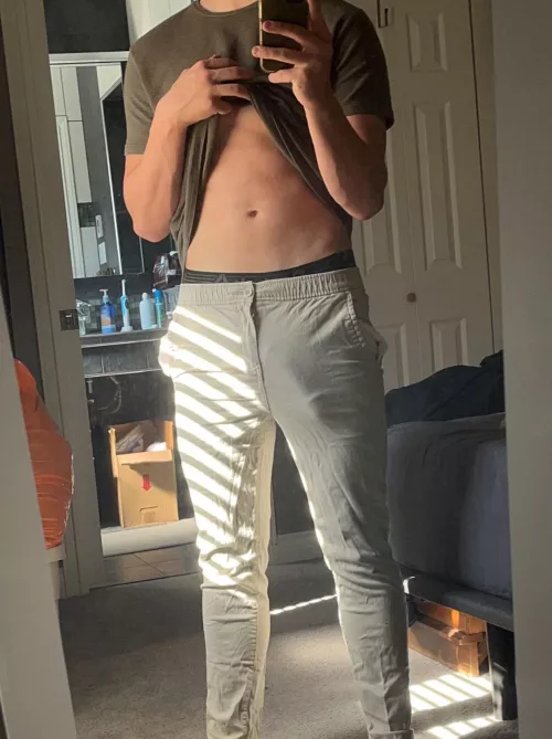 It’s hard to hide my boners