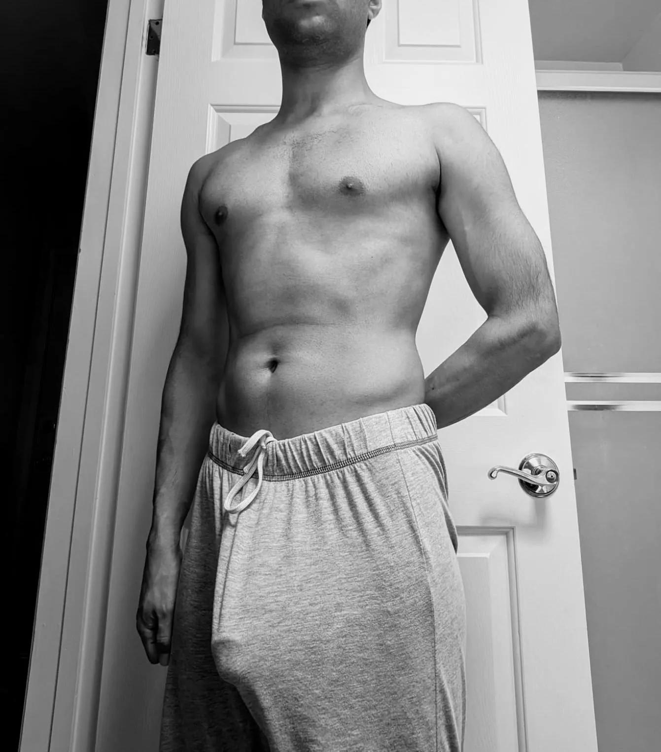 The cloth rubbed me hard