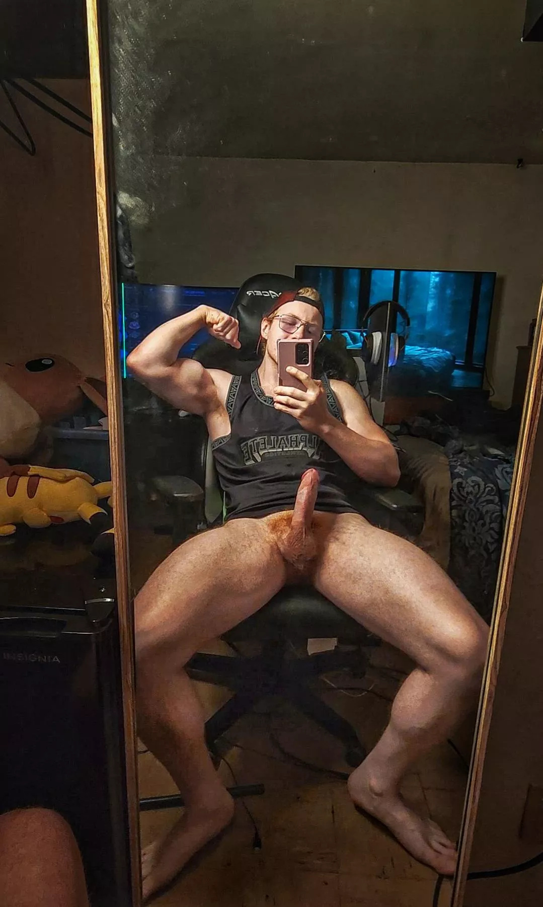 Throat this jock cock until your mouth is oozing with my load!