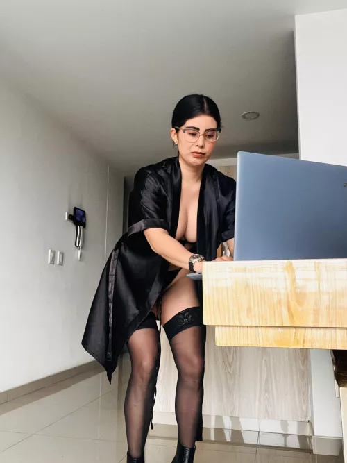 When I say I work from home, this is how you should imagine me.