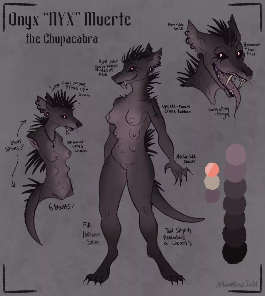 [X] (OC) Onyx Muerte the Chupacabra 