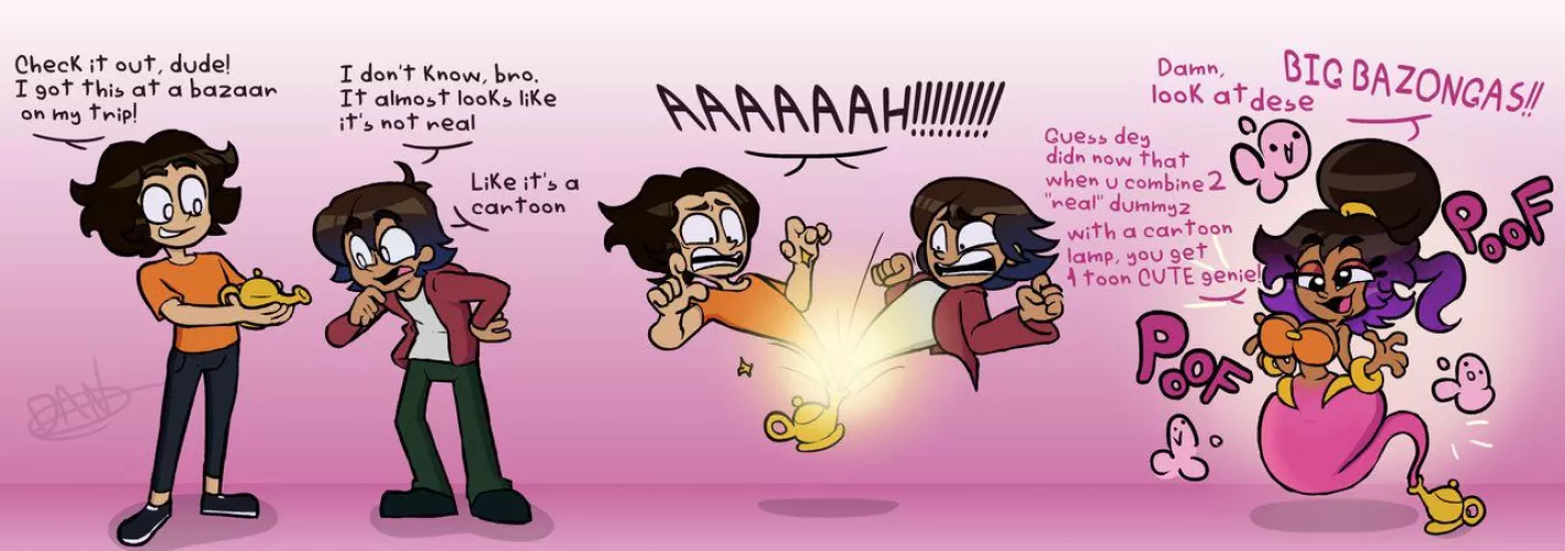 2 Guys to 1 Genie (TG, ID, RC, Fusion, Toonification)