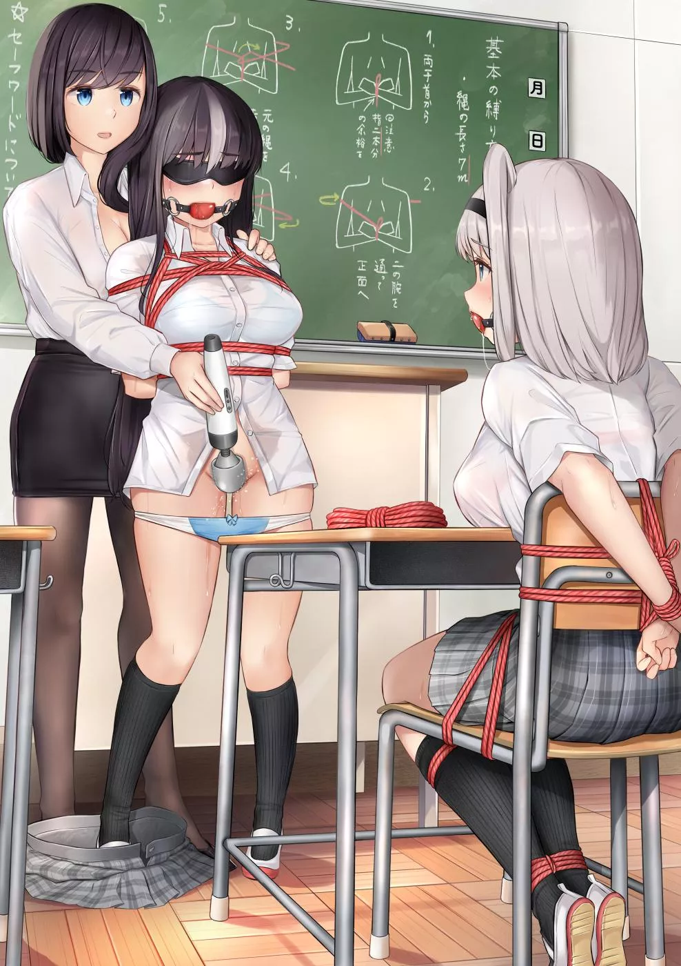 Attending the Bondage 101 class