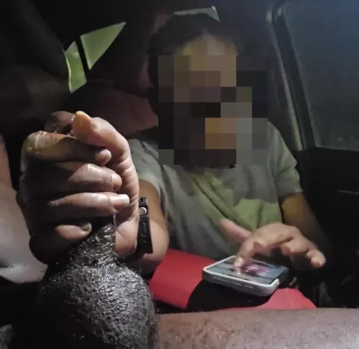 Bestfriend helping me after a stressful day. 