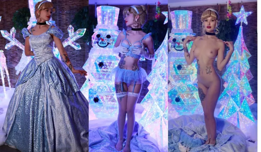 Cinderella ballgown on off 