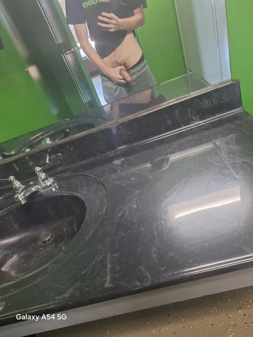 Got horny at work and couldn't resist 