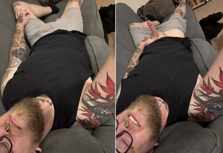 Kiss my glistening tip, and then kiss my lips right after 🤤