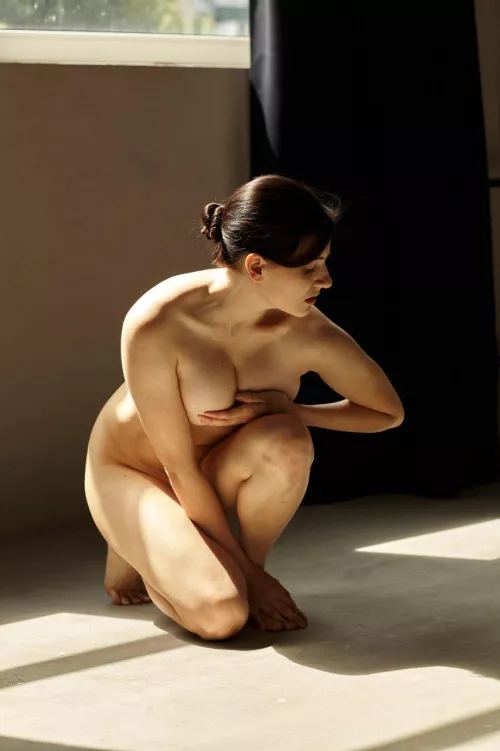 Me as a statue from Michelangelo