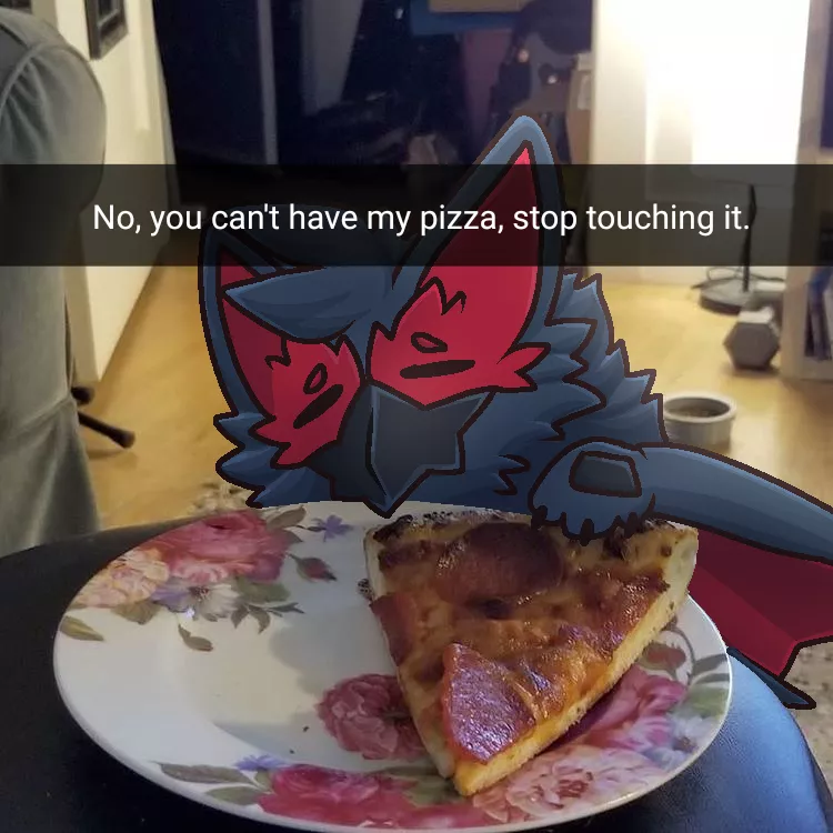 Nargacuga won't stop trying to eat my pizza 