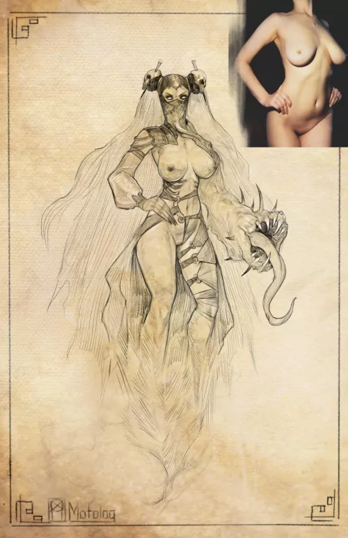 [OC] [For hire] bunshee, from my ref again ^^