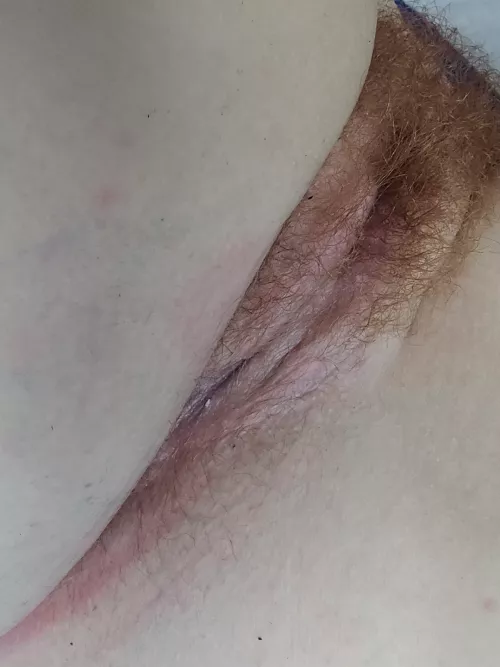 Spreading my legs from the side for you