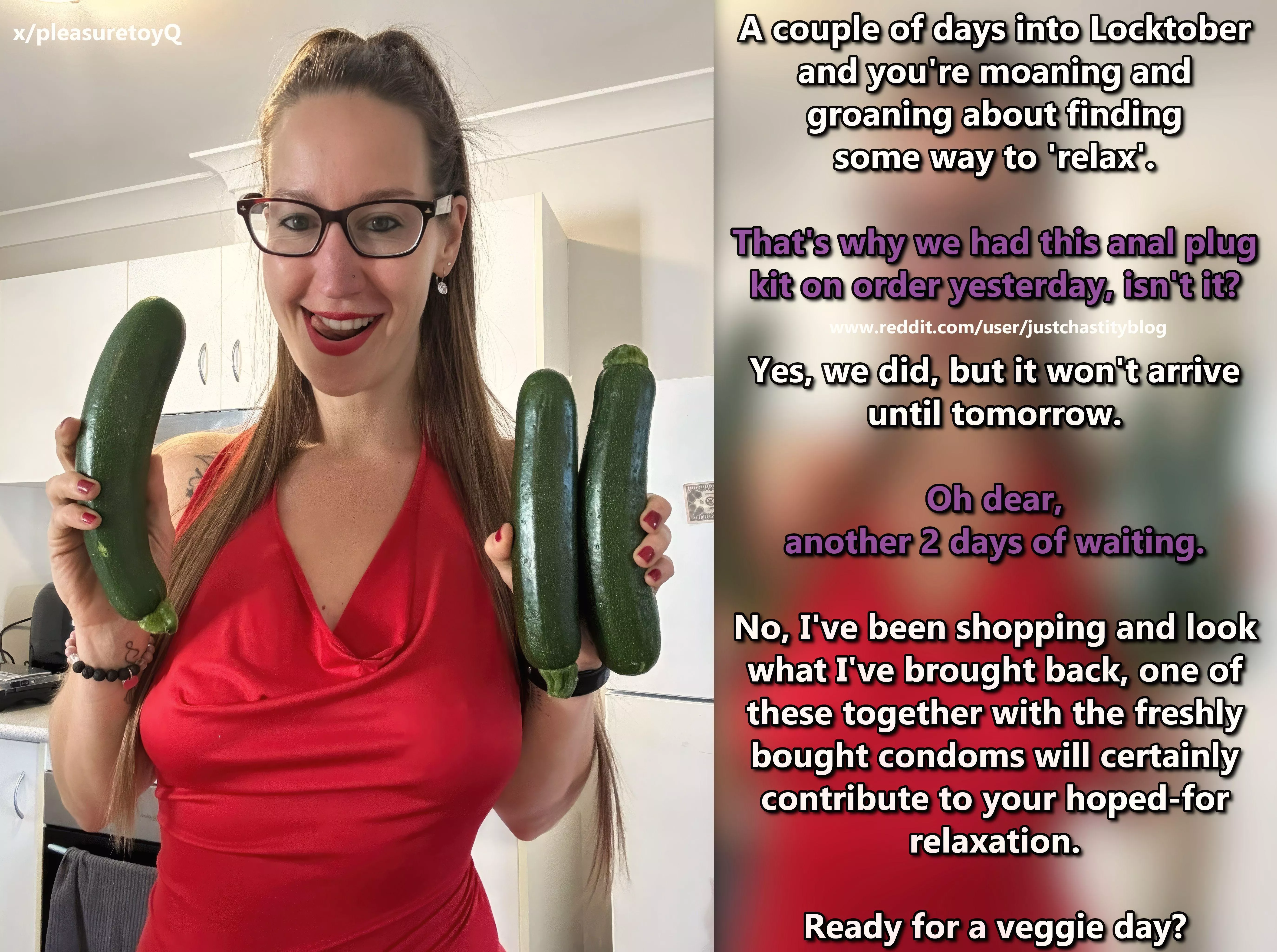 There is a delay in delivery, good thing you have such a creative friend!