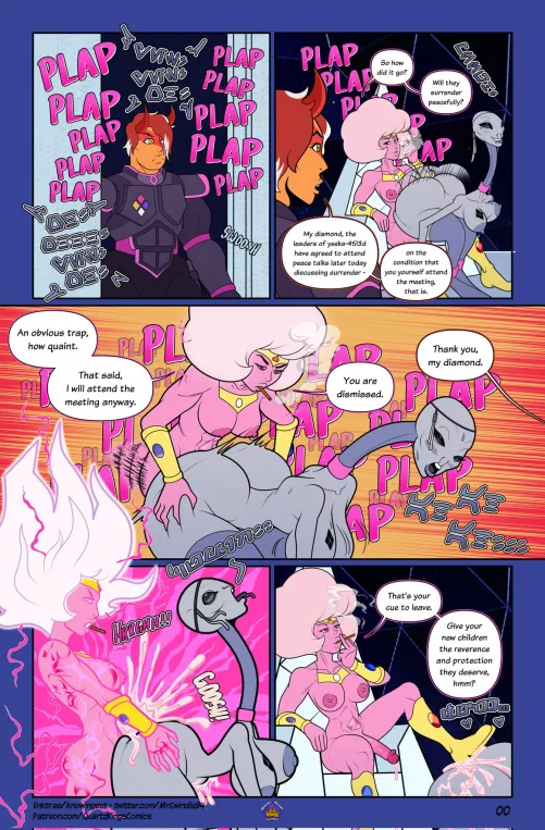 A Predictable Trap (all hail empress pink au) (Art by MrSwindle94/UnknowingestArt) 