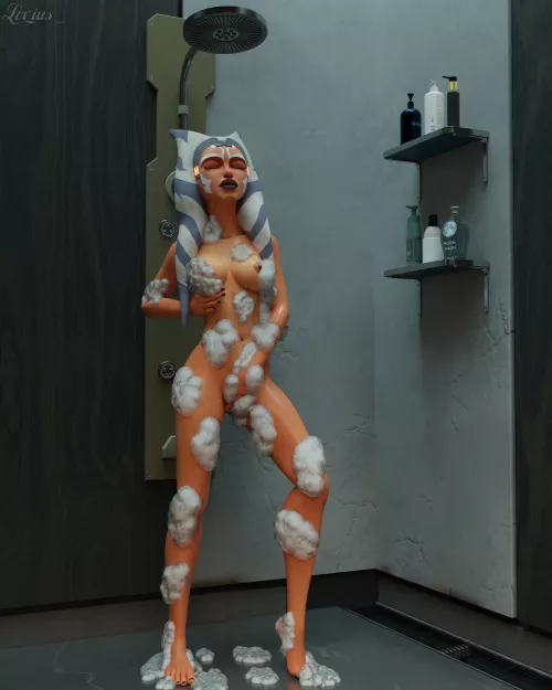 Ahsoka showering! | (Levius_)