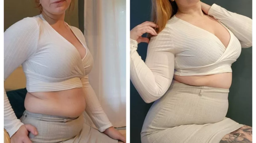 And I thought the skirt was tight before...