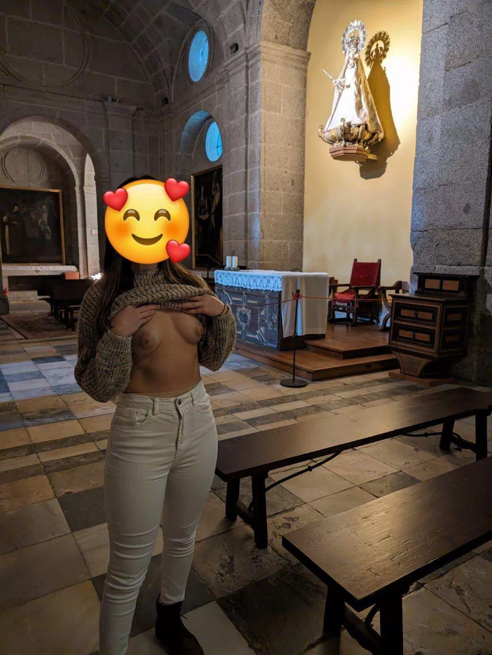 Forgive me lord for I'm going to hell anyway, let's at least go with some head start.